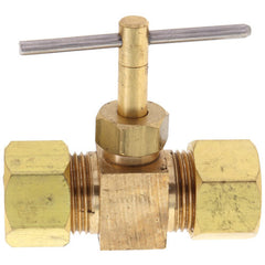 BrassCraft NV105-6X Brass Straight Needle Valve Compression x Compression 3/8 inch OD