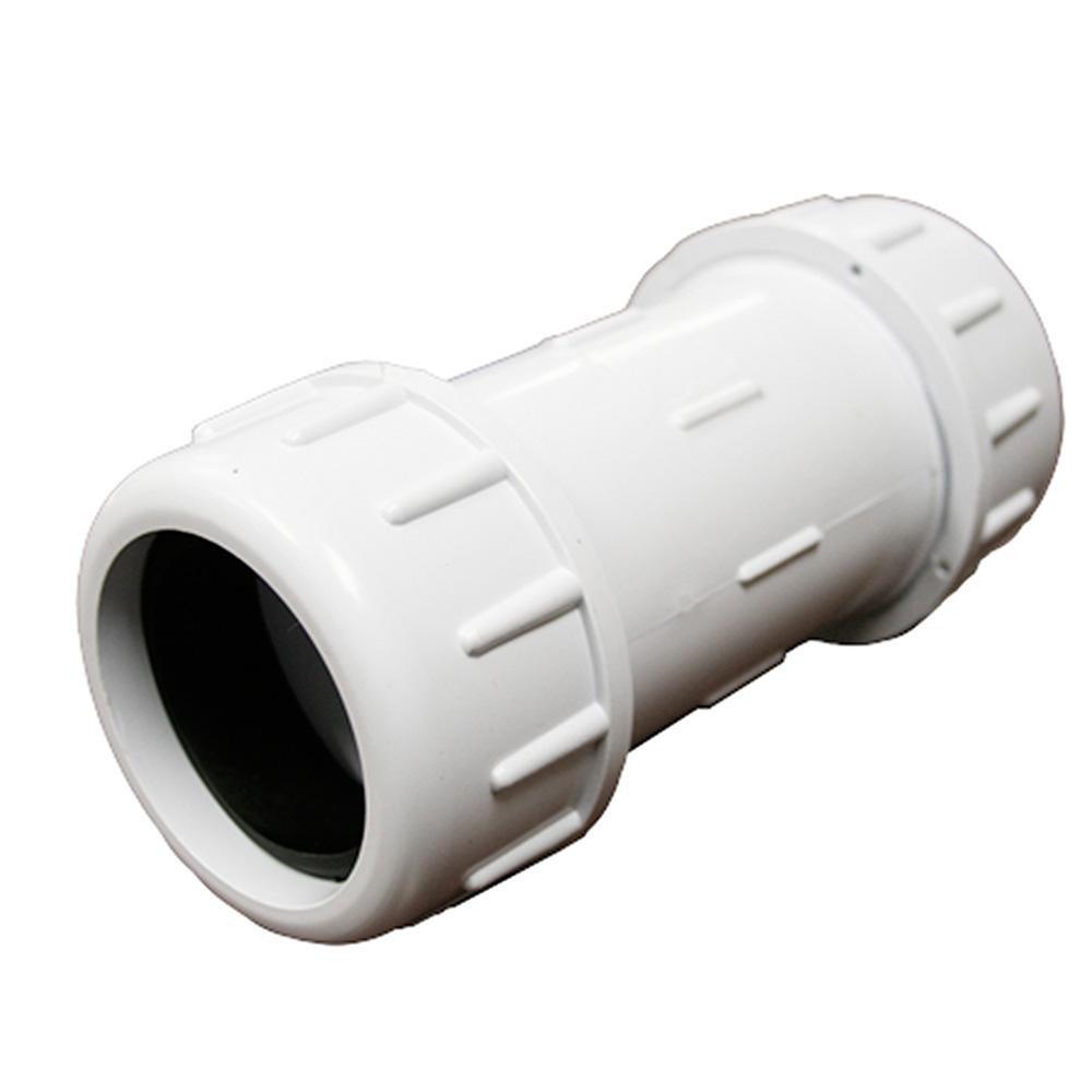 Jones Stephens C12200 2 in. IPS 150 psi PVC Compression Coupling