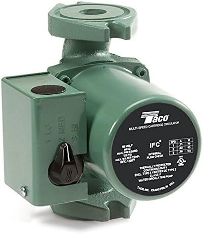 Taco 0015-MSSF3-IFC 3-Speed Stainless Steel Circulator with IFC - 1/20HP