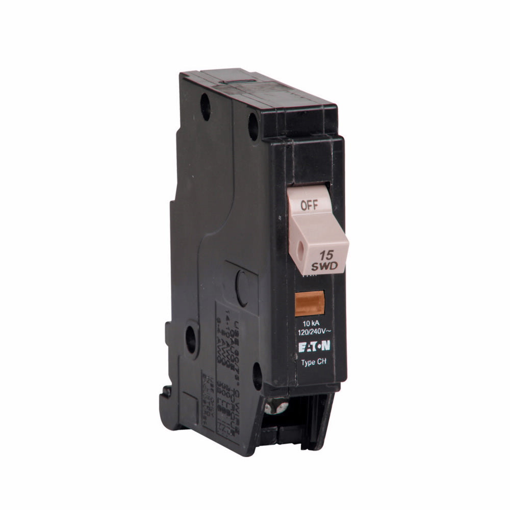 Eaton CHF115 Cutler Hammer 15A Single Pole Circuit Breaker 120/240V