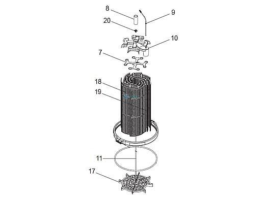 Zodiac Pool Systems R0501400 Jandy Complete Grid Assembly DEV/DEL 60Sqf