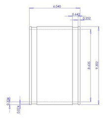 Fernco 1056-88 Flexible Coupling 8 Inch Cast Iron or Plastic to Cast Iron or Plastic