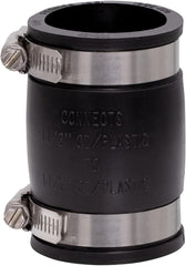 Fernco 1056-150 Flexible PVC Pipe Coupling for Cast Iron and Plastic Plumbing Connections