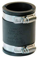 Fernco 1056-150 Flexible PVC Pipe Coupling for Cast Iron and Plastic Plumbing Connections