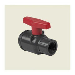 Spears 2121-020 PVC FNPT x FNPT Compact Ball Valve, Tee, 2 Pipe Size