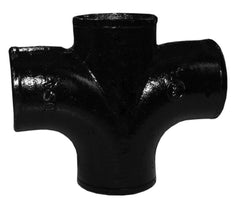 Tyler Pipe 009122 4 in No Hub Cast Iron Sanitary Cross