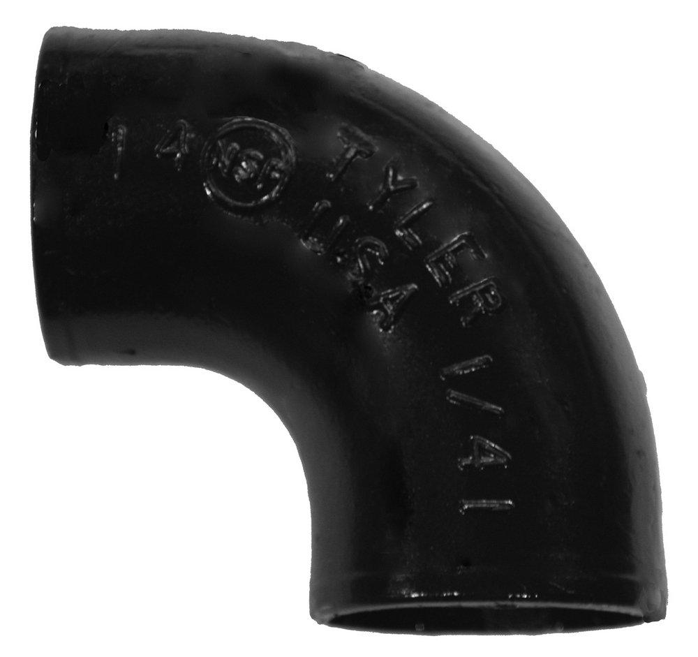 Tyler Pipe 006855 2 in. No Hub 90 Degree Cast Iron 1/4 Bend