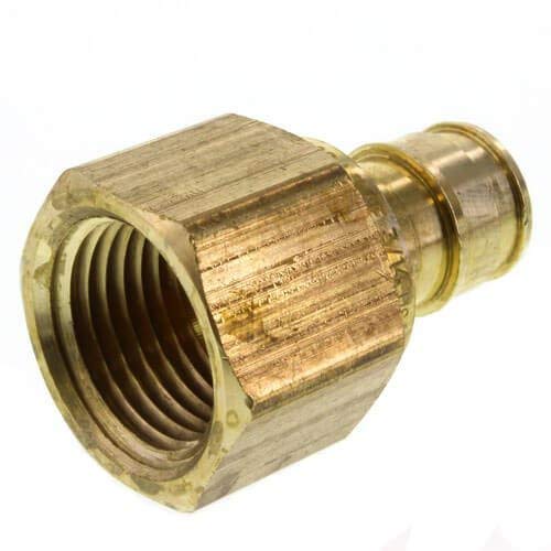 Uponor LF4575050 ProPEX 1/2 in. Brass PEX Expansion x Female NPT Adapter