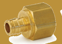 Uponor LF4575050 ProPEX 1/2 in. Brass PEX Expansion x Female NPT Adapter