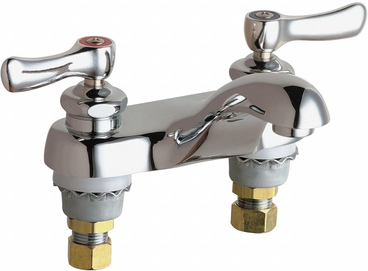 Chicago Faucets 802-ABCP Manual Lever Faucet 2.2 GPM (1 Each)