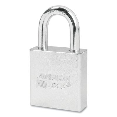 American Lock A5200GLNKAS10 BumpStop Pin Tumbler Government Padlock 5/16 in dia x 1-1/8 in L x 1-1/8 in W Shackle