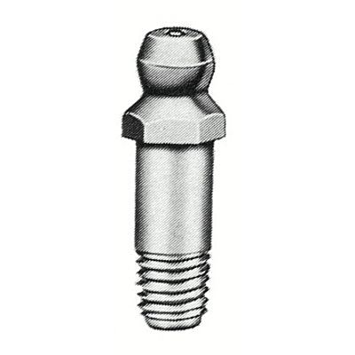 Alemite 1680-B Hydraulic Fittings Straight 31/32 in Male/Male 1/4 in (SAE)