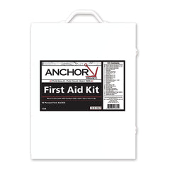 Anchor Brand 864-09-1F 4 Shelf First Aid Cabinet ANSI Z308.1-2009 Steel Cabinet Includes 1,100 Pieces