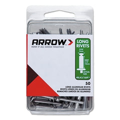 Arrow Fastener RLA3/16IP Aluminum Rivets 1/2 x 3/16 Long