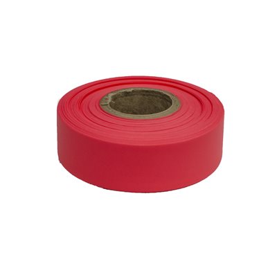 Bon 84-773 Flagging Tape - Fluorescent Red 150' x 1 3/16 - (12/PKG)