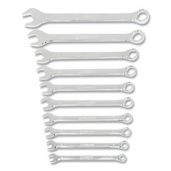 Crescent CCWS3-05 10 Piece Combination Wrench Set 12 Point Metric