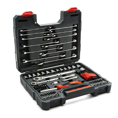 Crescent CTK70C 70 Pc 1/4 in and 3/8 in Drive Mechanics Tool Set SAE/Metric Case Included