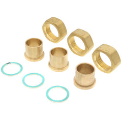 Danfoss 065B-8892 3/4 Solder Tailpiece Kit for ESBE VTA Thermostatic Valves Pack of 3