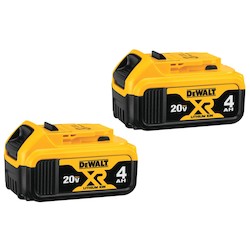 DeWalt DCB204-2 20 Volt Lithium-Ion Battery 2-Pack Replacement