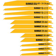 DeWalt DW4892 Bi-Metal Reciprocating S 12-Piece Replacement MPN