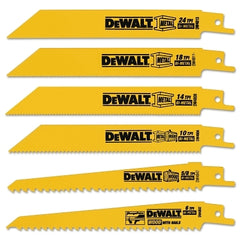 DeWalt DW4856 BI-METAL RECIPROCATING S 6-Piece Reciprocating Saw Blade Set