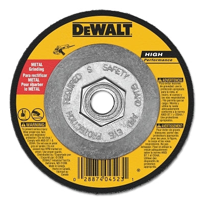 DeWalt DW8753 Type 27 Depressed Center Wheels 5 in Replacement MPN