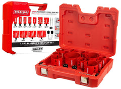 Diablo DHS17SPL 17-Piece Bi-Metal Plumber Hole Saw Set