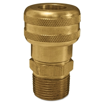 Dixon Valve DC2103 Air Chief Industrial Semi-Auto Coupler, Pipe Thread, 1/4 in Body Size, 3/8 in (NPT) M