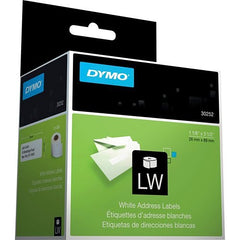 DYMO 30252 LabelWriter Mailing Address Labels 1-1/8 in H x 3-1/2 in W 700 Count of 20 Rolls