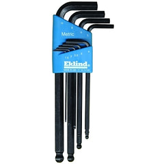 Eklind Tool 13609 Ball-Hex-L Key Set Hex Ball Metric 9 Pc