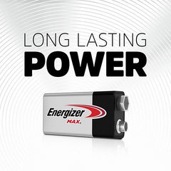 Energizer 522BP MAX Alkaline 9 Volt Batteries 1-Pack