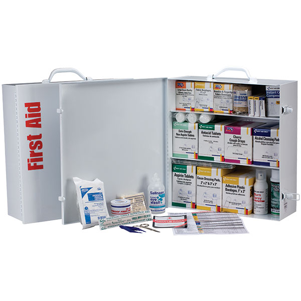 First Aid Only 247OP 3-Shelf 100-Person First Aid Station