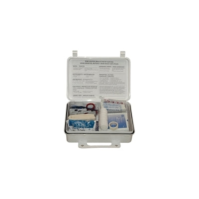 First Aid Only 6082 25-Person Weatherproof ANSI First Aid Kit Weatherproof Plastic Case Wall Mount