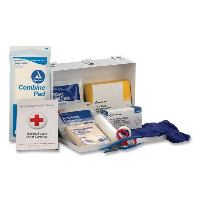 First Aid Only 6086 25 Person Industrial First Aid Kit Steel Case Wall Mount