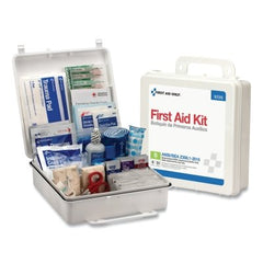 First Aid Only 90566 ANSI B Type III Weatherproof 50 Person Bulk First Aid Kit Plastic Wall Mount