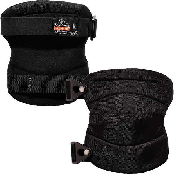 Ergodyne 18230 ProFlex 230 Soft Cap Knee Pads Buckle Black