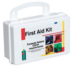 First Aid Only 222U 9 in. Plastic Case Person First Aid Kit with Dividers (63 Piece) Replacement MPN