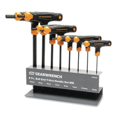 GEARWRENCH 83520 Ball End T-Handle Hex Key Set Standard T-Handle