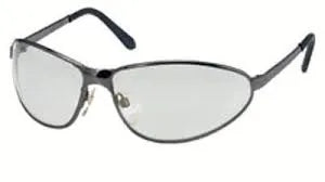 Uvex S2453 Tomcat Safety Glasses Gunmetal Frame Silver Mirror Lens