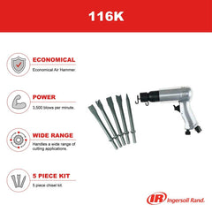 Ingersoll Rand 116K Model 116 7-13/16 in. Air Hammer Kit