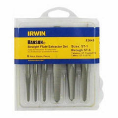 Irwin 53645 Extrctr 6PC Set Strght