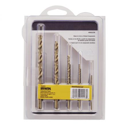 Irwin 11117 Spiral Ext + Drill Bit 10PC Set