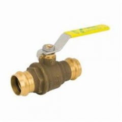 Jomar 100-205G Manual Ball Valve Two-Piece 1 Inch Lead Free Brass