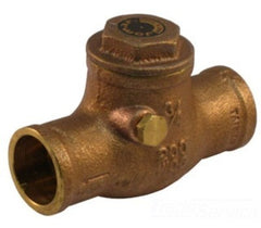 JOMAR 105-208G Horizontal Swing Check Valve, Solder Connection, Class 125, 200 WOG