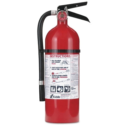 Kidde 21005779 PRO 210 Consumer Fire Extinguisher, 2 Pack with Wall Hangers, Class ABC, 4 lb