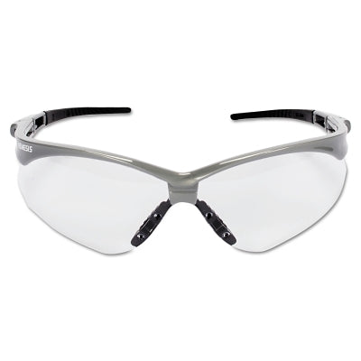 KleenGuard 47388 V30 Nemesis Safety Glasses Clear Anti-Fog Lens Silver Frame