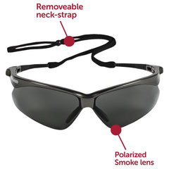 Kimberly Clark Global Safety 28635 V30 Nemesis Polarized Eyewear Gunmetal Frame Smoke Lens