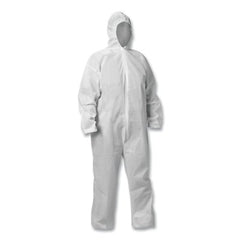 KLEENGUARD 68966 KGA20 Lightweight Coverall Hooded Zip Front Elastic Wrists and Ankles 3X-Large