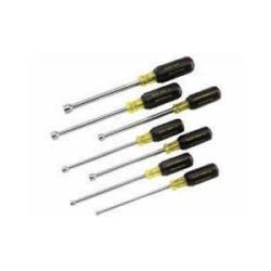 Klein 647 Nut Driver Set, 6-Inch Shafts, 7-Piece