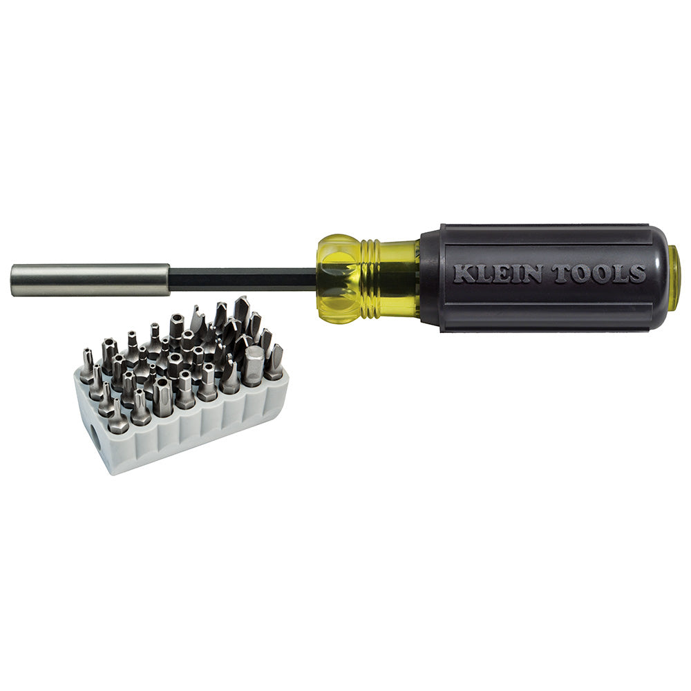 Klein Tools 32510 Magnetic Screwdriver with 32 Tamperproof Bits